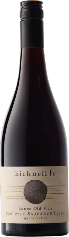 Bicknell fc Lance Old Vine Cabernet Sauvignon 2024 bottle - Yarra Valley